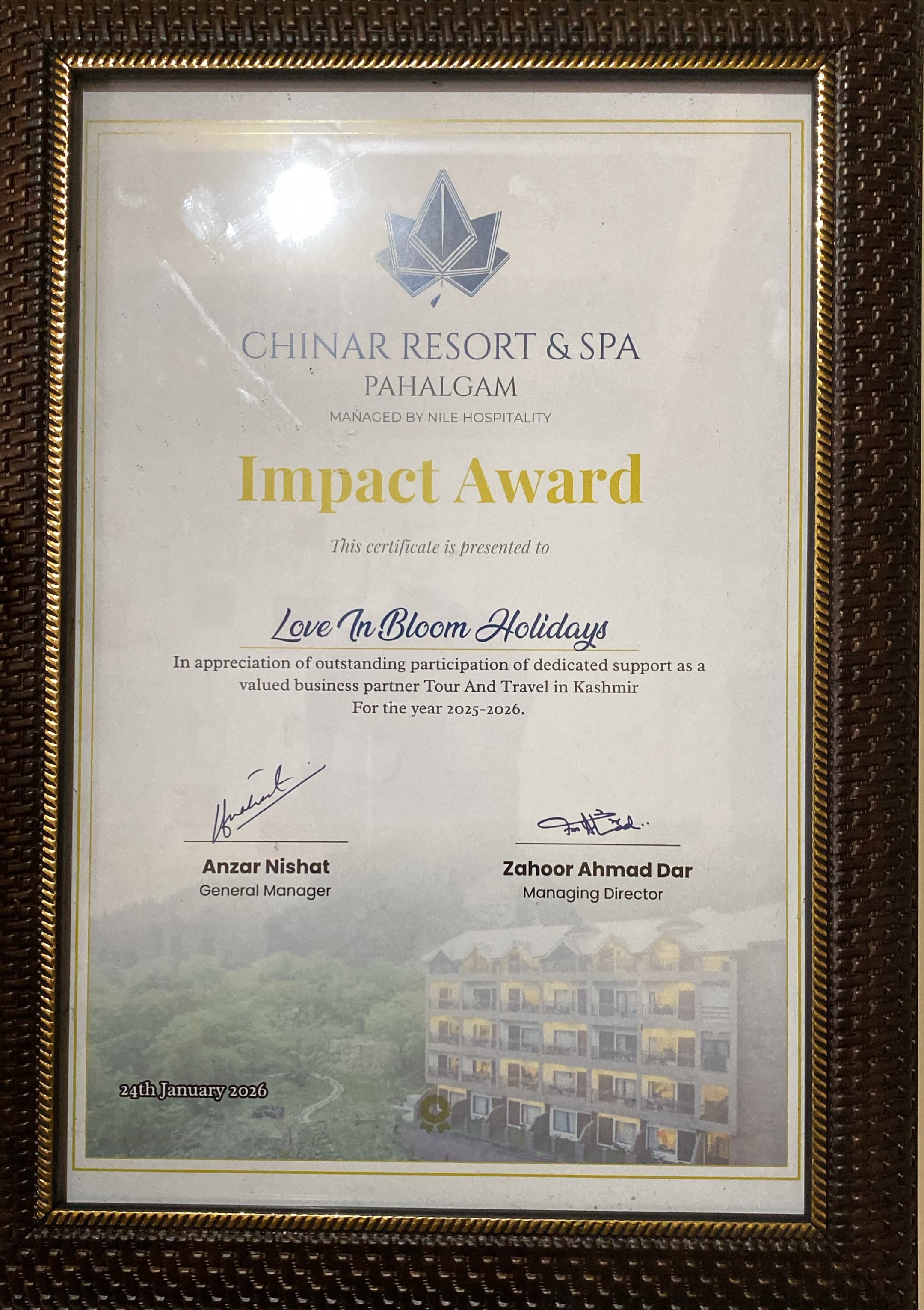 Valued Business Partner Impact Award